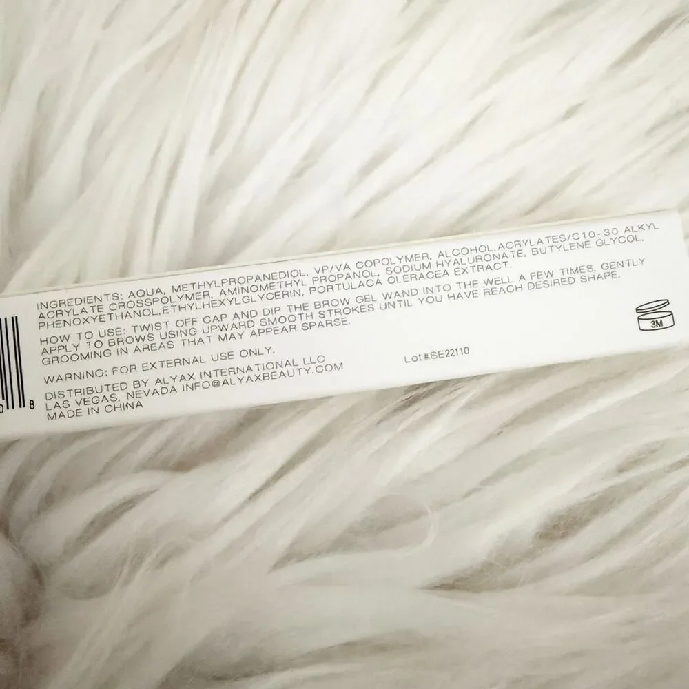 TYNT | Vegan Tame Eyebrow Brow Gel Colorless Clear Spoolie | Size 2.5 ml